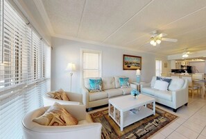 Living area - Beachview Condominiums #204 (South Padre Island)