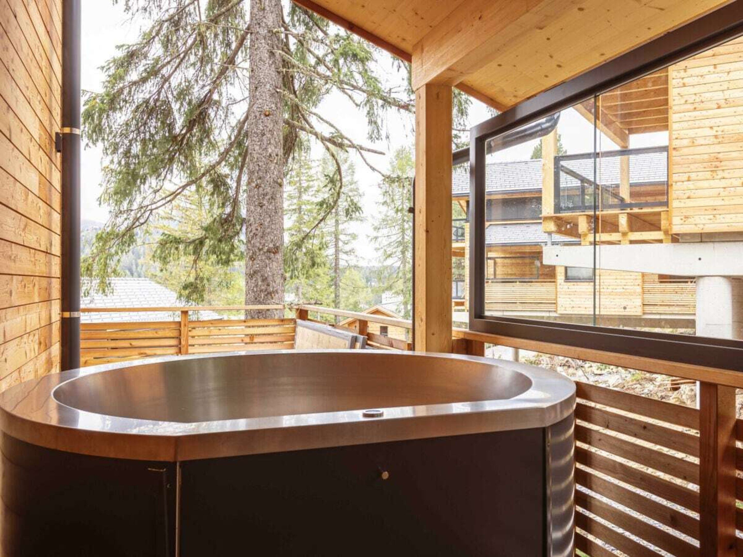 Chalet | Tina de hidromasaje al aire libre