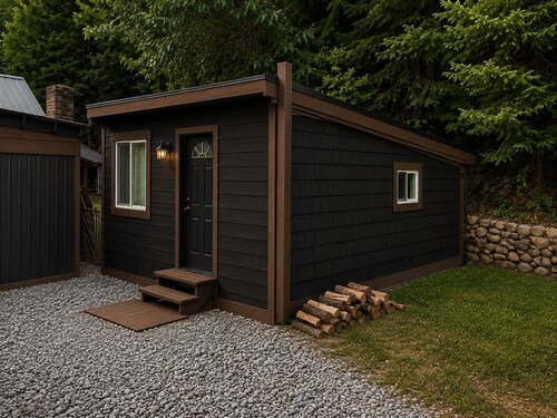 Cozy 1-bedroom studio guest house in Wallace Idaho