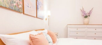 King Bed Primary • Spacious Boutique Stay