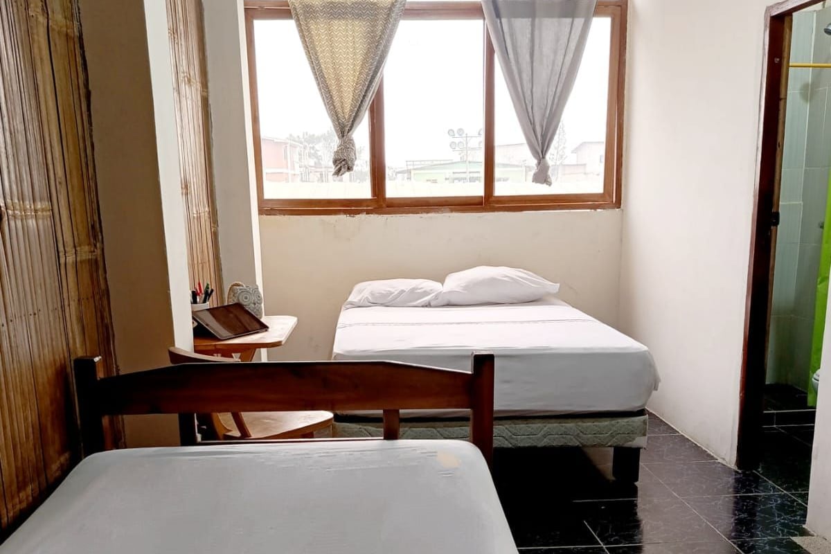 Chambre Double, vue parc