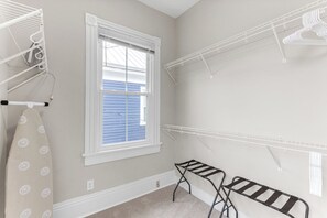 A room with a window, a radiator, and multiple wall-mounted drying racks. - 6br, 4ba, sleeps 16 - DT Wilm, Walk to everything! (Wilmington)