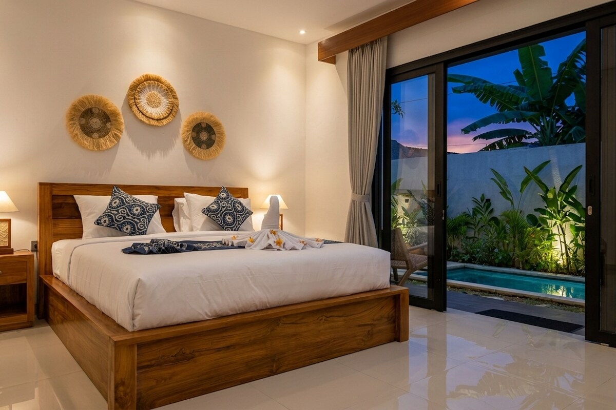 Deluxe kamer, uitzicht op tuin | Wifi, beddengoed