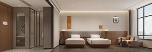 Deluxe Twin Room, 2 Double Beds, City View - UrCove by Hyatt Wuhan Jianghan Road (Wuhan)