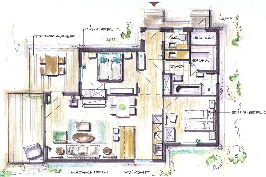 مخطط تصميم الطابق