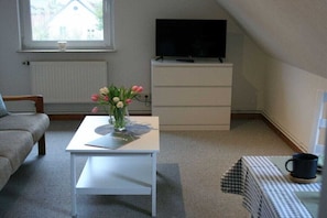 Living area - House Meesenburg, Apartment No. 1 (Nebel)