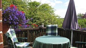 Outdoor dining - Holiday home in Fehmarn with swimming pool (Fehmarn)