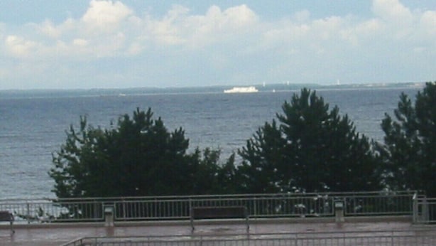 Blick von der Unterkunft