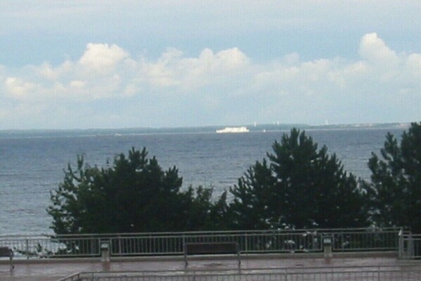 Blick von der Unterkunft