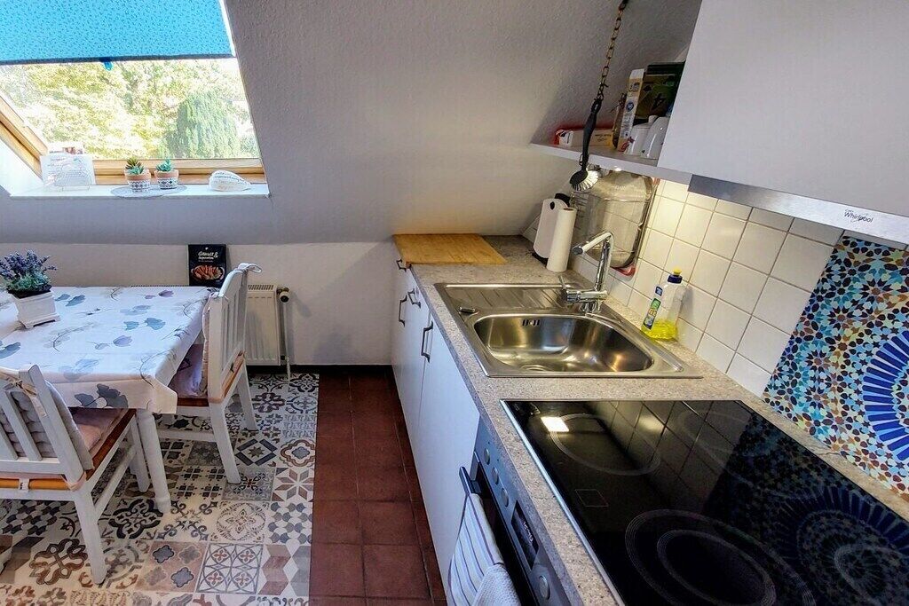 Coffee/tea maker, fridge, microwave, stovetop