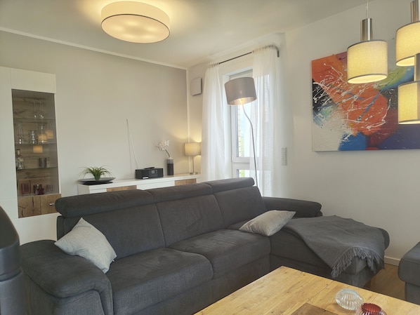 Living area - Vrbo Property (Rechlin-Nord)
