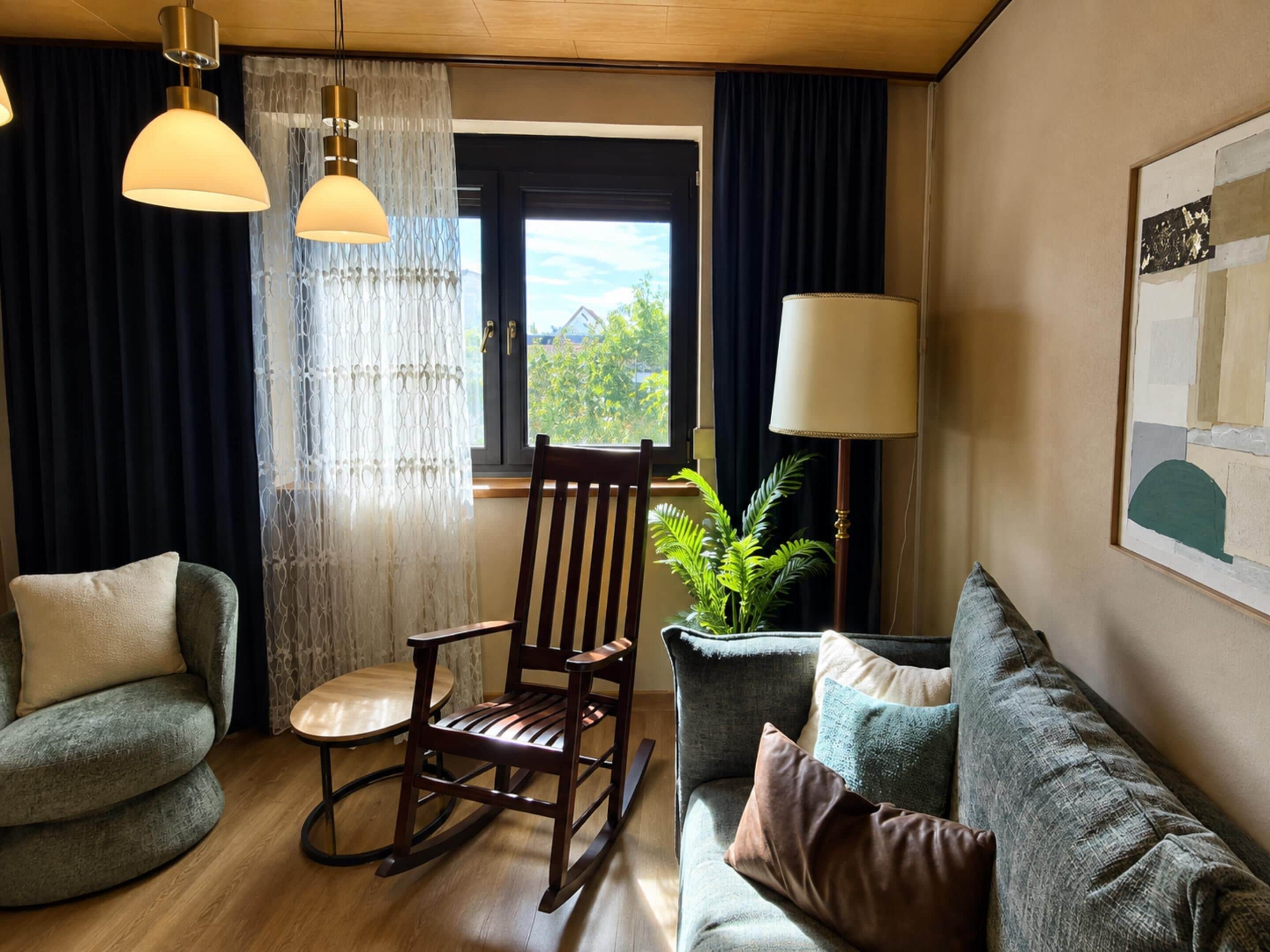 Villa, Nichtraucher, eigener Pool | Wohnbereich | Smart-TV