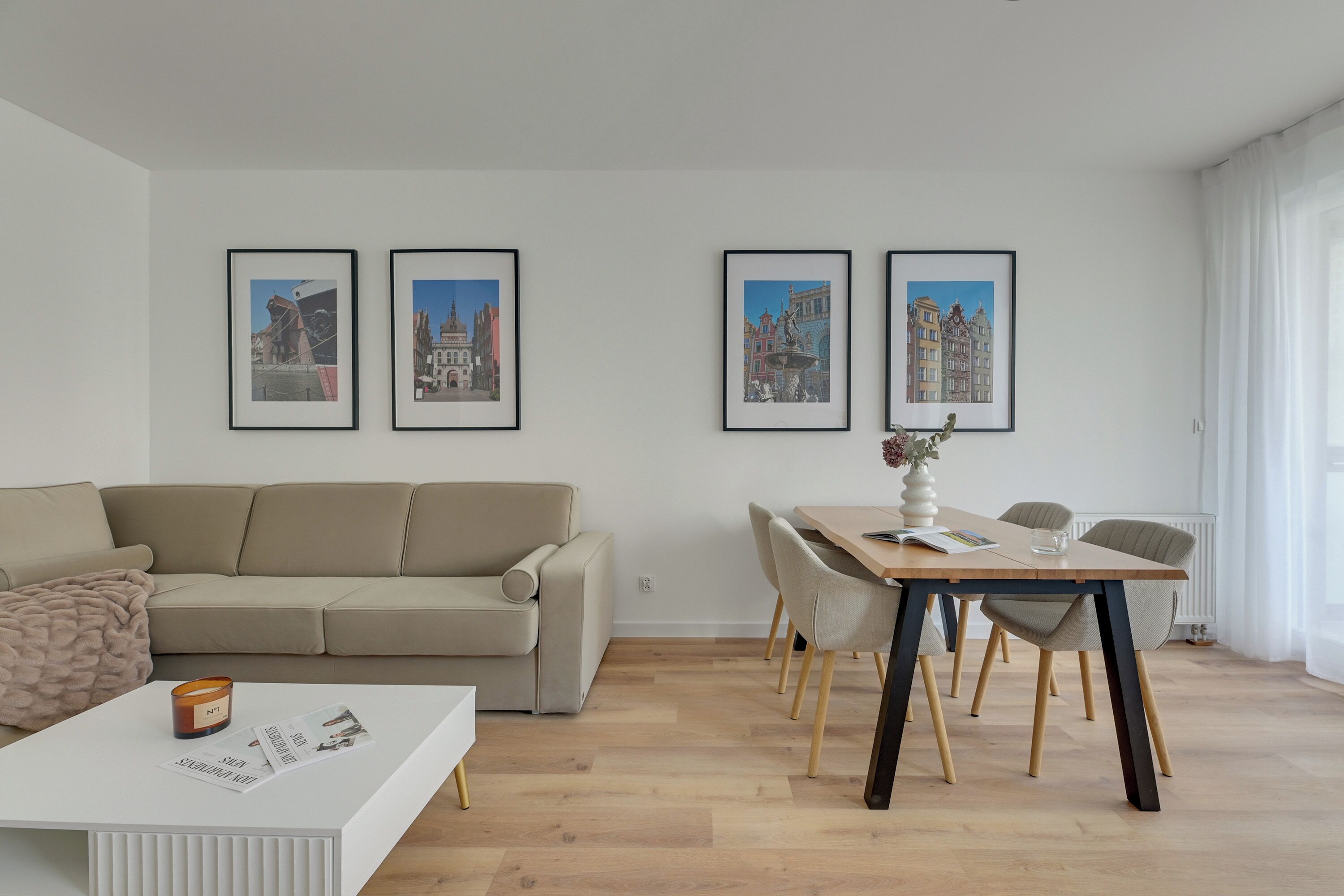 Comfort Apartment, 1 Bedroom, Balcony, Courtyard View | Living area