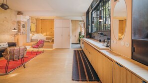 Unclassified image, 2 of 29, button - loft in the oberkampf district 2 bdr 2 baths (Paris)
