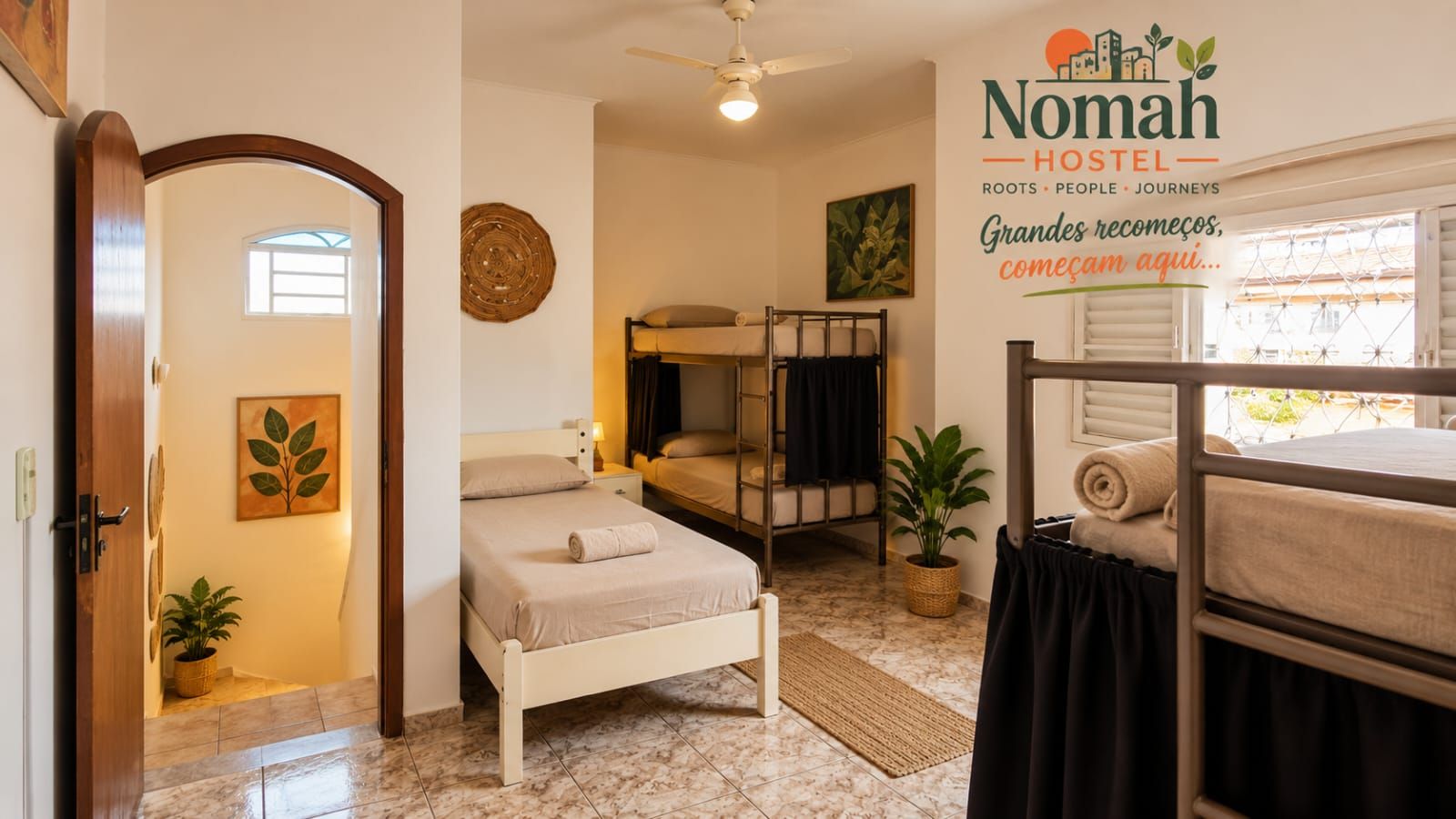 Shared Dormitory | Free WiFi, bed sheets