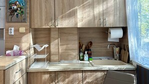 Private kitchen - Beach 1 bedroom apartment in Varna with AC (Varna)