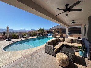 Pool - Mesquite 3BR Home | Private Pool + Slide | Free Activities | Views (Mesquite)