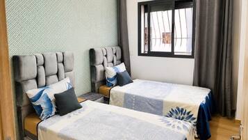 3 dormitorios, escritorio, cuna de viaje y wifi gratis