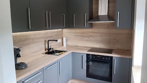 Private kitchen - Apartment in A Hotel 'Blickallee' (Havixbeck)