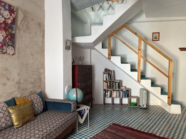 Maisonette With Rooftop Terrace At Bab Souk Ac, Wifi & Medina Views - Chefchaouen