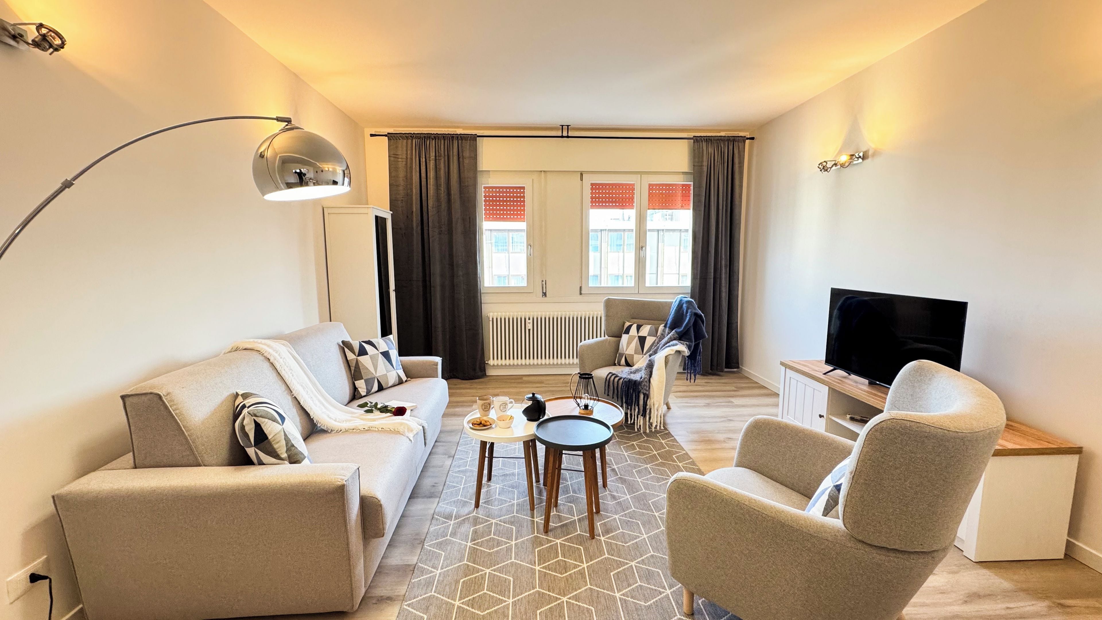 Apartment (1 Bedroom) | Living area