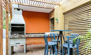 Outdoor dining - Cozy Studio Facing the Lagoon Sdr007 (Florianópolis)