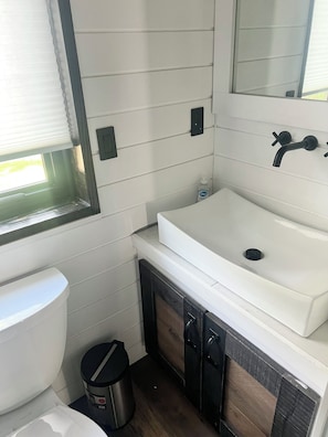 Unclassified image, 3 of 13, button - Cozy Cargo Cabin in Clarksville, VA perfect for a relaxing couples getaway! (Clarksville)