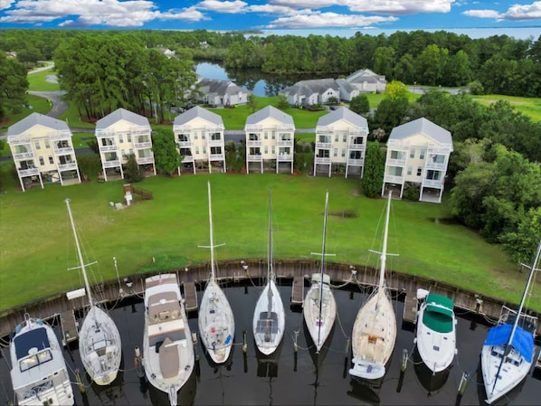 Marina views from the deck