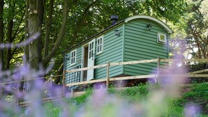 Exterior detail - Shepherd's Hut with Private Hot Tub & Moorland Views, Peak District (Leek)