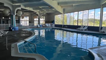 Indoor pool, a heated pool