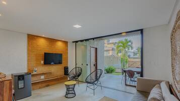 Basic Villa | Living area | 40-inch Smart TV with digital channels
