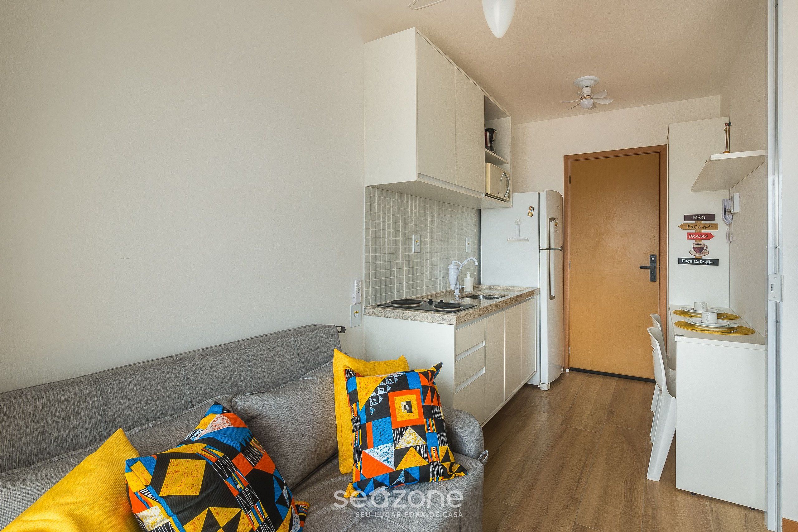 Basic Apartment | Living area | 40-inch TV with digital channels