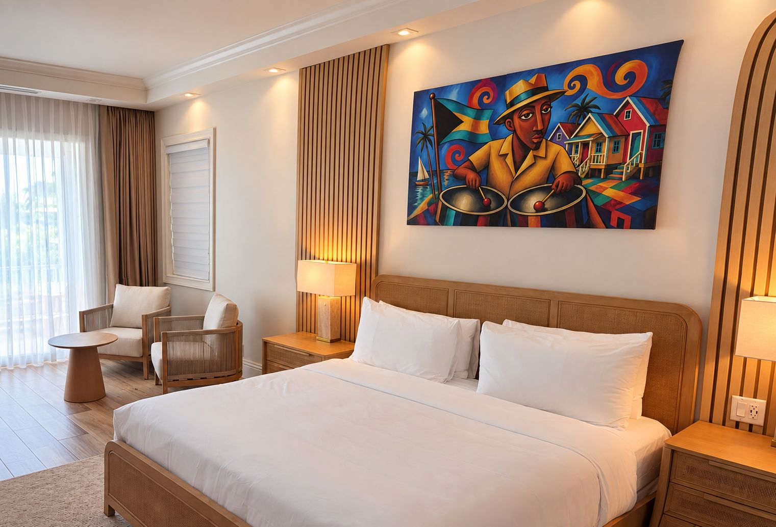 Quarto solteiro premium, sacada, vista para o canal | Cofres nos quartos, ferros/tábuas de passar roupa, Wi-Fi de cortesia