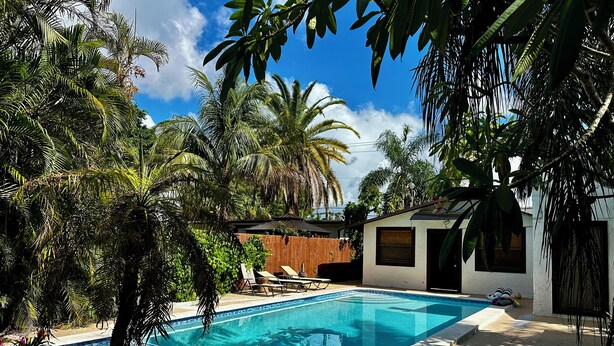 Pool - Charming pool house Hollywood, Miami (Hollywood)