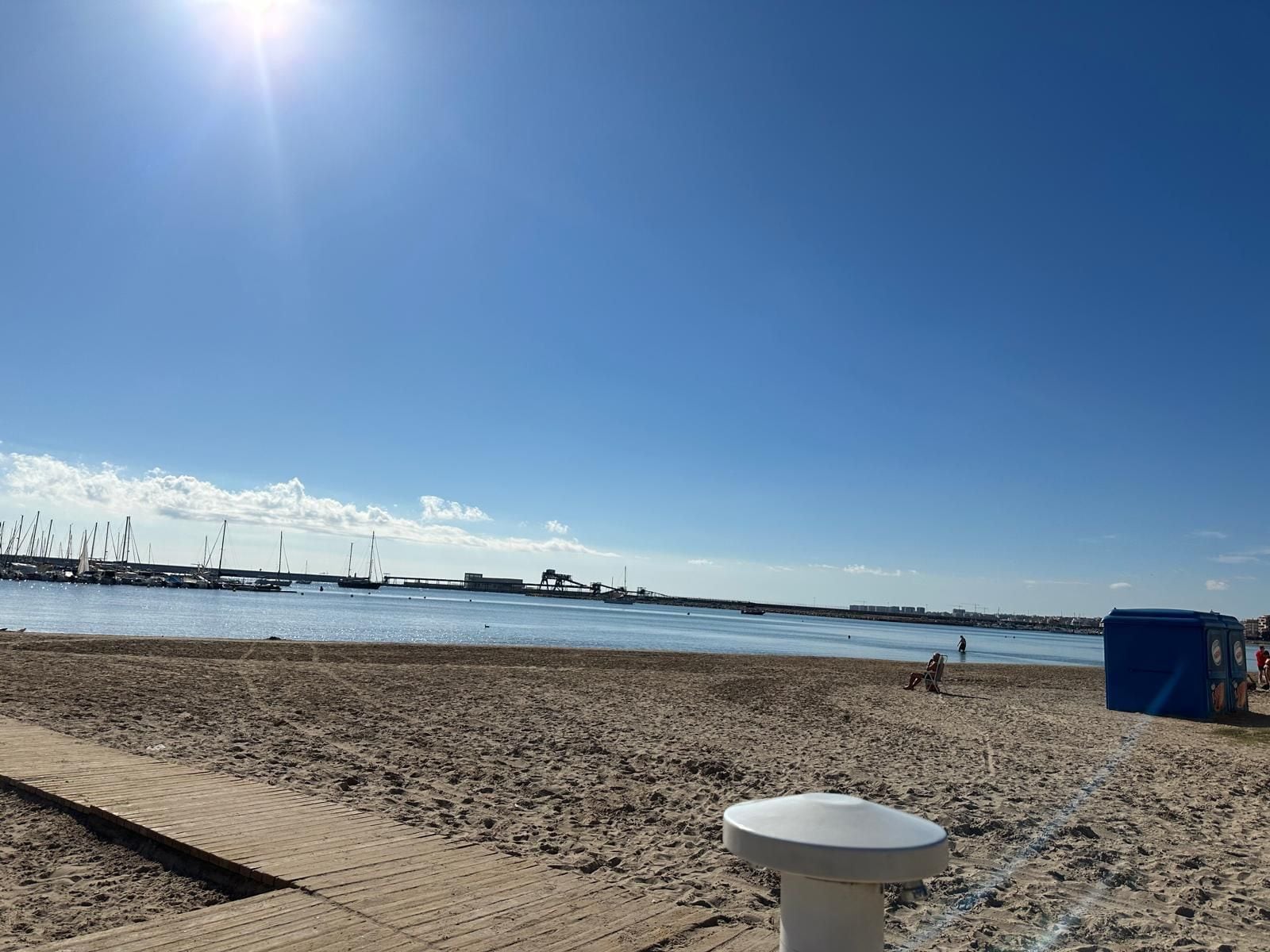 On the beach