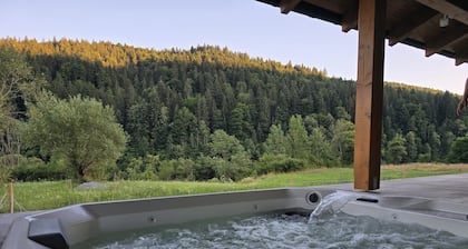 M2 Chalet - 6BR Villa for 14
- Private HotSpring Jacuzzi - Lunca Bradului, Mures