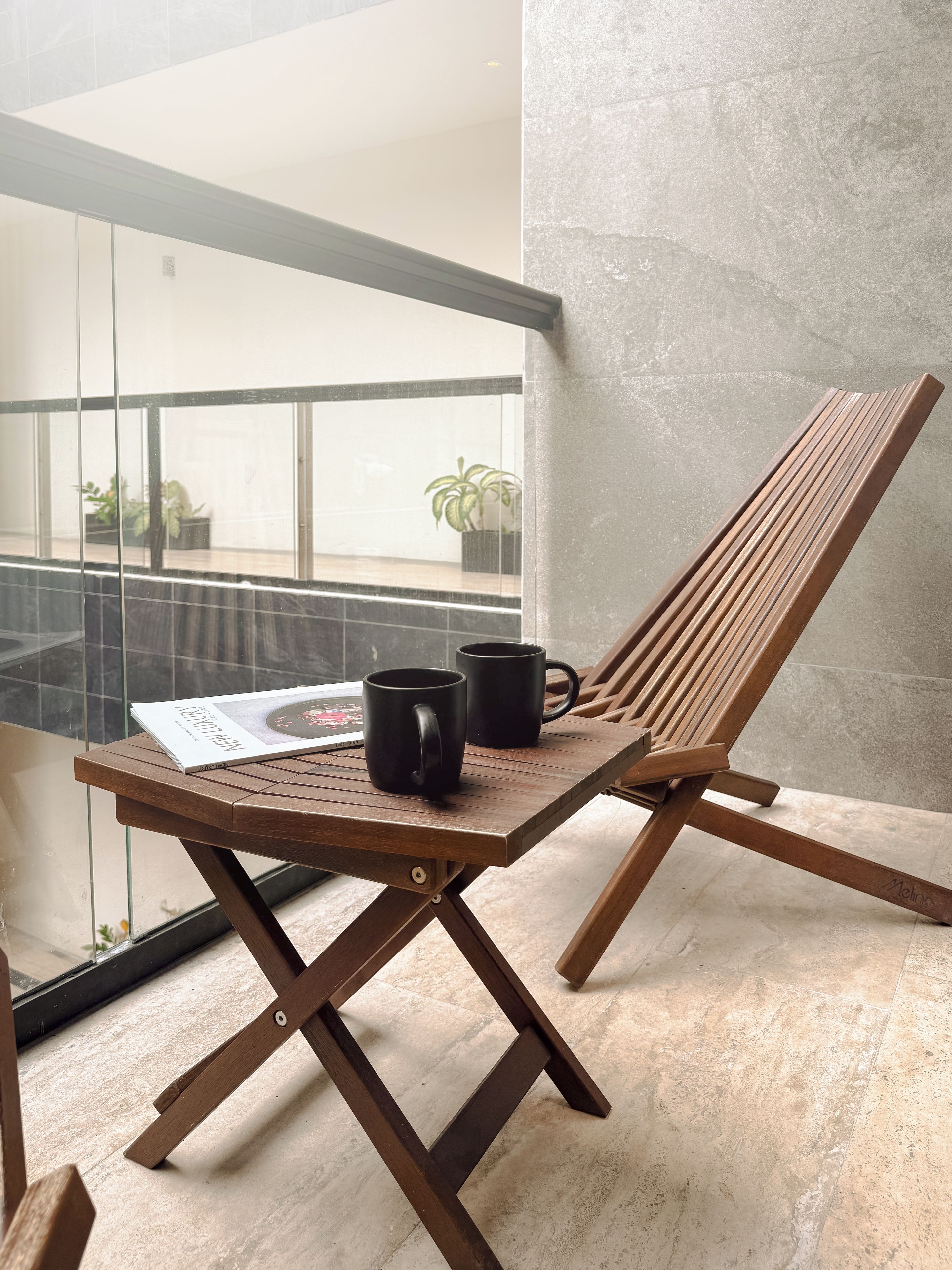 Appartement Luxe, vue cour intérieure | Spa