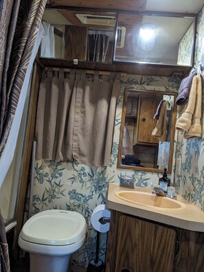Bathroom - Charming 2-bedroom recreational vehicle in enjoyable Sequim location (Sequim)