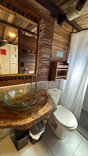 Double Room | Bathroom - Eco Hostal Paraiso (Santa Marta)