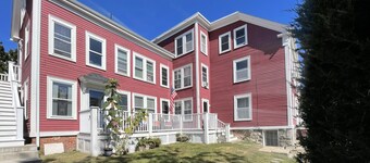 Village Retreat: Walk to Historic Town – Private Deck, Grill & Off-Street Parking