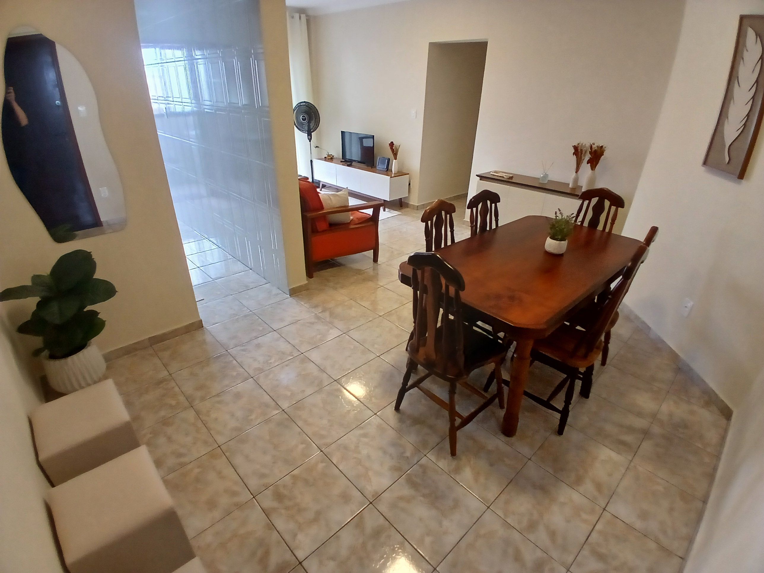 Deluxe Apartment, Balcony, City View | Dining
