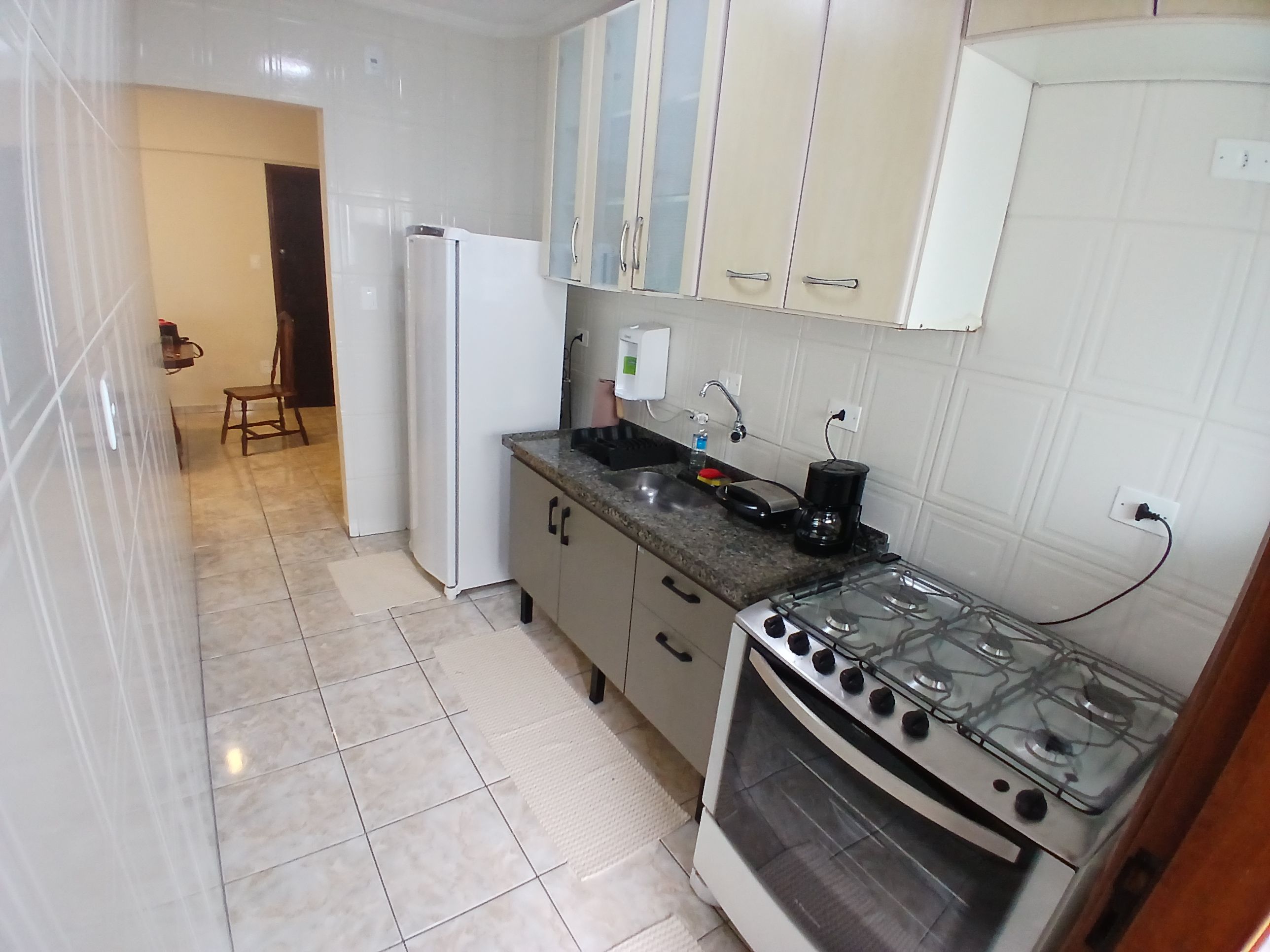 Deluxe Apartment, Balcony, City View | Private kitchen