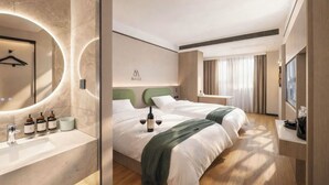 Phòng đôi Deluxe, quang cảnh thành phố | Két bảo mật tại phòng, truy cập Internet không dây miễn phí 