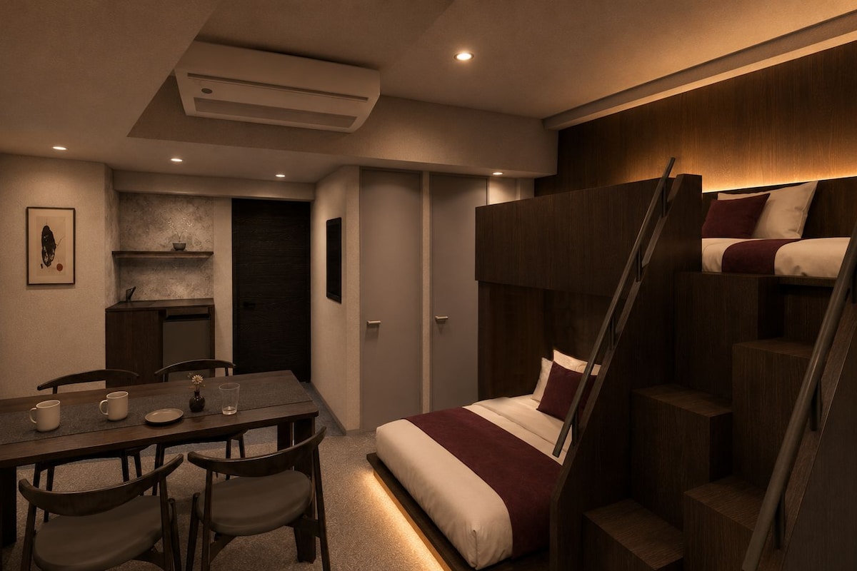 Room, Non Smoking (Standard 4 Beds Bunk Style B) | Wi-fi percuma 