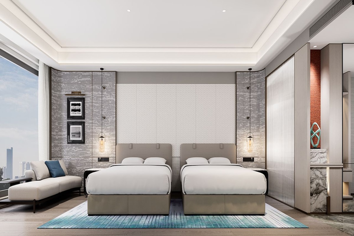 Down duvets, in-room safe, blackout curtains, iron/ironing board