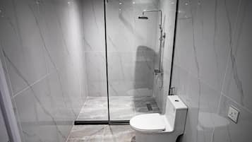 Presidential Suite, Balcony, Sea View | Bathroom | Shower, free toiletries, towels, soap