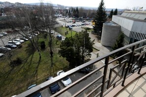 Blick von der Unterkunft