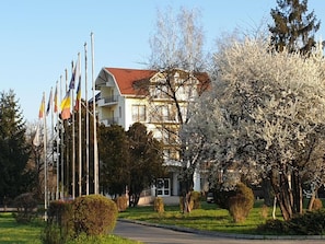 Blick von der Unterkunft