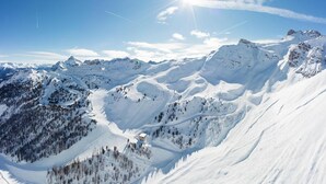 Blick von der Unterkunft