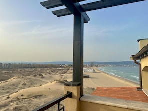 Blick von der Unterkunft